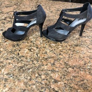 Never worn sparkly black heels